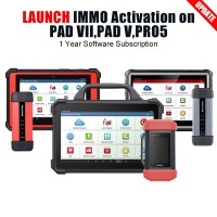 [1 Year Online Activation] Launch X431 Pro5/ PAD VII/ PAD V/PRO3S+ 5.0 IMMO Software Package Activation (Activate IMMO Plus/IMMO Elite Function)