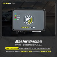 CAR OBD + CAR BOOT BENCH Activation for New Alientech KESS3 Master Users