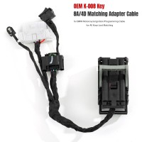 2024 OEM K-008 Key 8A/4D Matching Adapter Cable for BMW Motorcycle Ignition/Programming Cable for All Keys Lost Matching