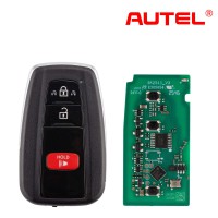 AUTEL IKEYTY003AL Toyota 8A and 4D Smart Key 3 Buttons Lock Unlock Panic 315/433 MHz Replaced IKEYTY8A3AL