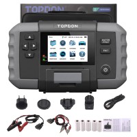 2026 Topdon BT600 Plus 2-in-1 Battery & Resistance Tester for 12V-24V 3.5" Screen with Built-in Printer