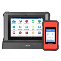 2026 LAUNCH X431 PAD V Elite Bi-Directional Diagnostic Scanner with SmartLink Supports CAN FD DoIP ECU Programming Topology Map