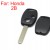 Remote key shell 2 button(without Logo and paper sticker) for Honda 5pcs/lot