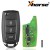 XHORSE XKHY05EN HYU.D style Wired Universal Remote Key Fob 3 Button for VVDI Key Tool 5pcs/lot