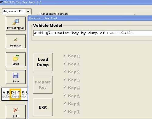 tag key tool software display