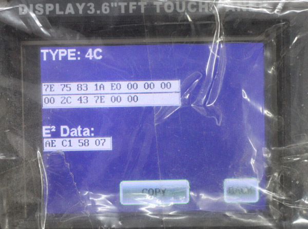 read data for 4c chip