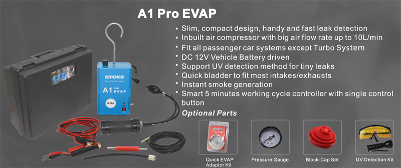 Smoke A1 Pro EVAP Diagnostic Leak Detector Display