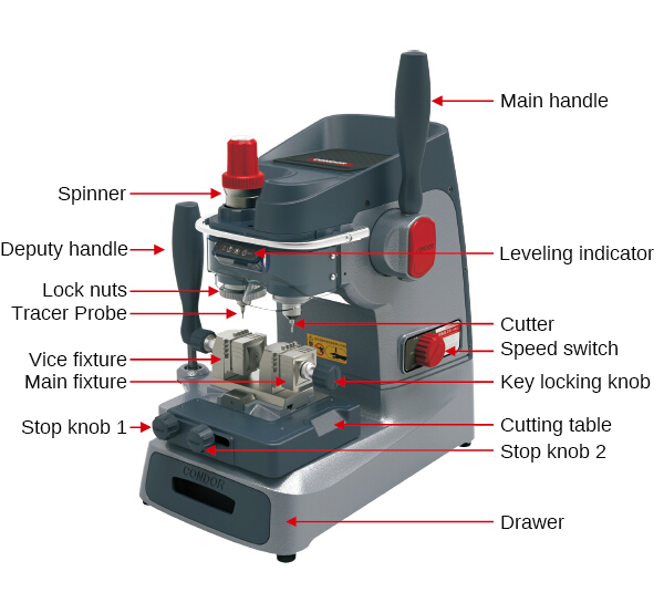 Xhorse Condor XC-002 Key Cutting Machine