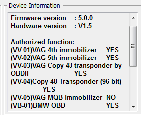 Xhorse VVDI2 and VVDI Key Tool Copy 48 Transponder (96 bit) Function Authorization Service