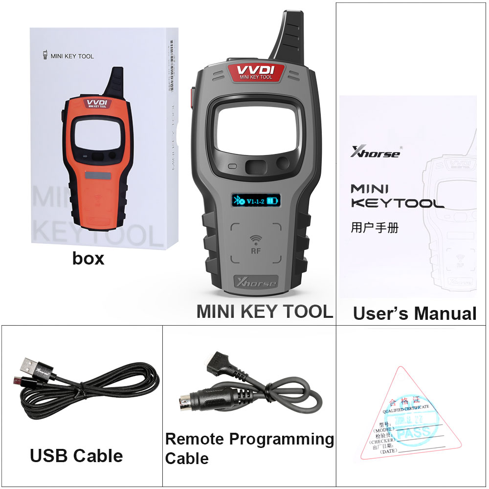 Xhorse VVDI Mini Key Tool Remote Key Programmer Tool Support for IOS Android##US 
