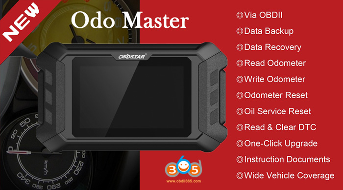 OBDSTAR ODOMASTER supported function