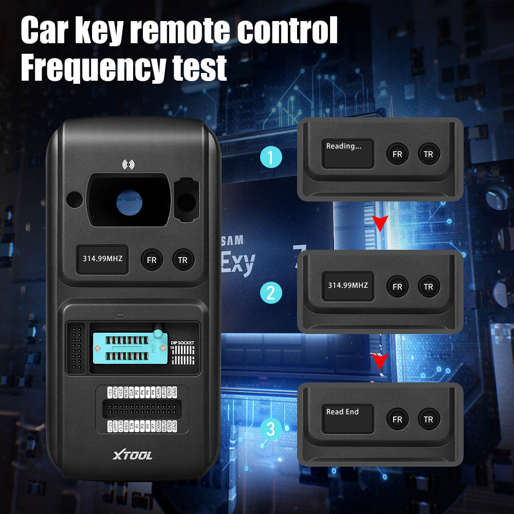 xtool kc501 Read remote frequency