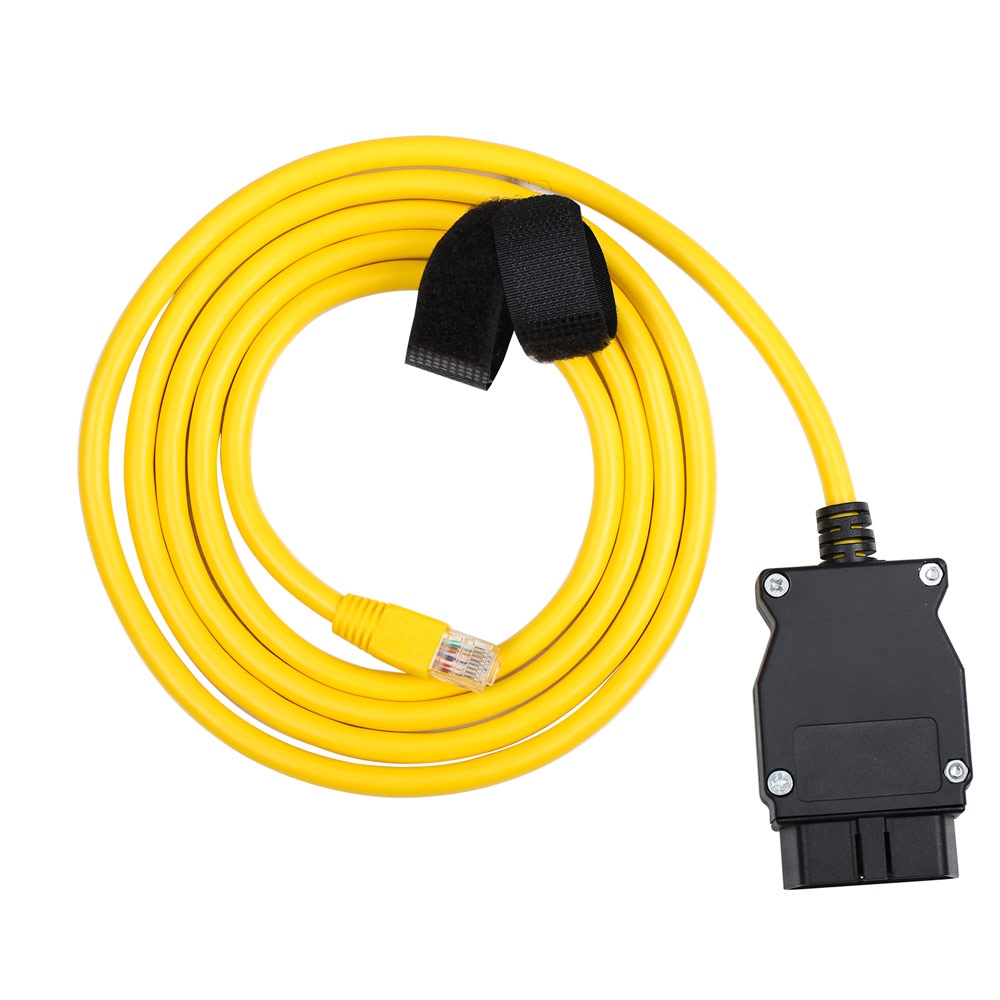 ENET Ethernet to OBD II OBD2 Cable Interface E SYS ICOM Coding F Series For BMW 
