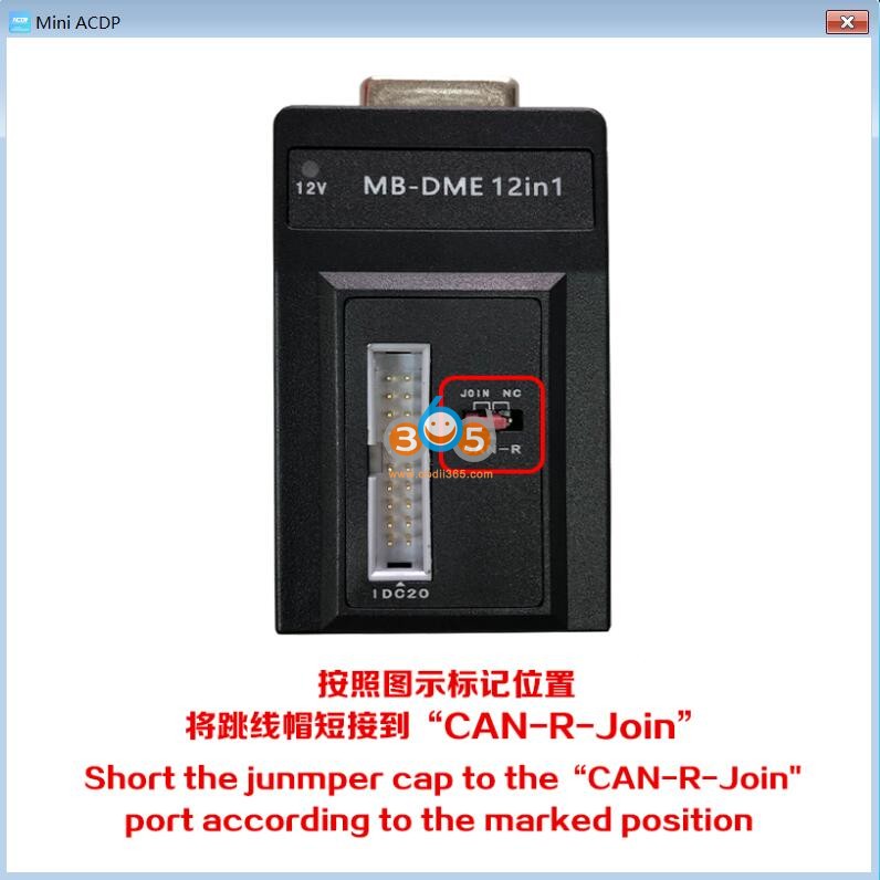 Yanhua Mini ACDP Renew Benz DME/ISM with MB 12-in-1 interface board 3