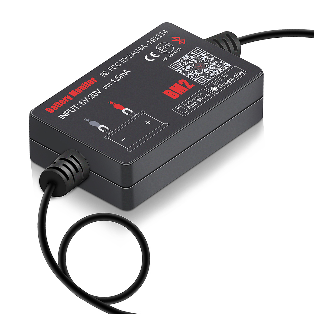 Car 12V Battery Tester Analyzer BM2 Bluetooth 4.0 Digital Real Time Monitoring 