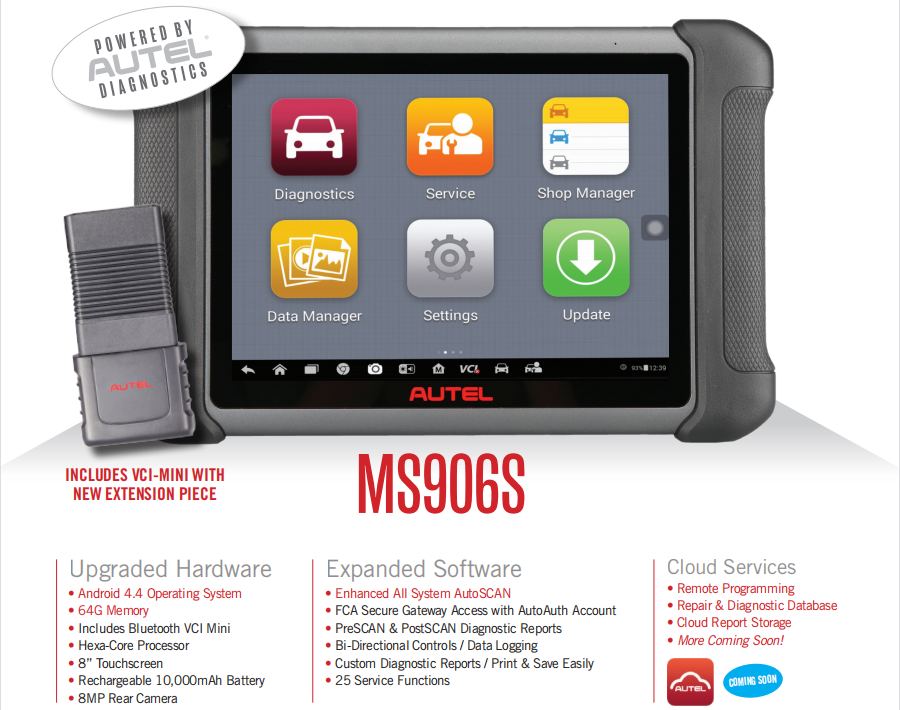 autel maxisys ms906s new functions