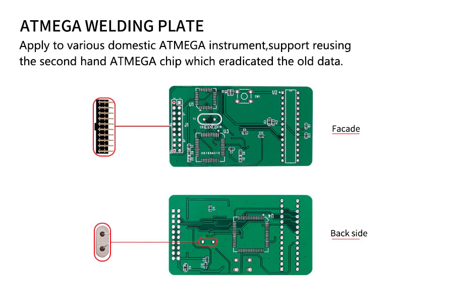 cg100 prog iii atmega soldering plate
