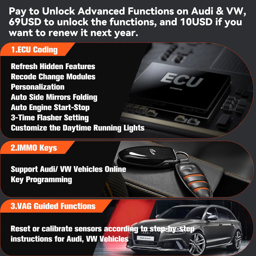 PAY TO UNLOCK ECU CODING+VAG GUIDED+IMMO FUNCTIONS