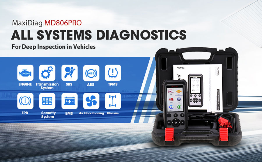 autel md806 pro full system diagnosis