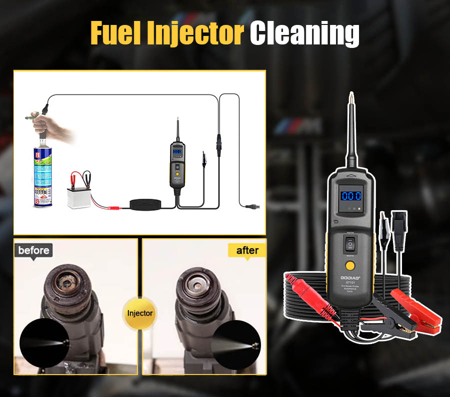 godiag gt102 Fuel Injector Cleaning