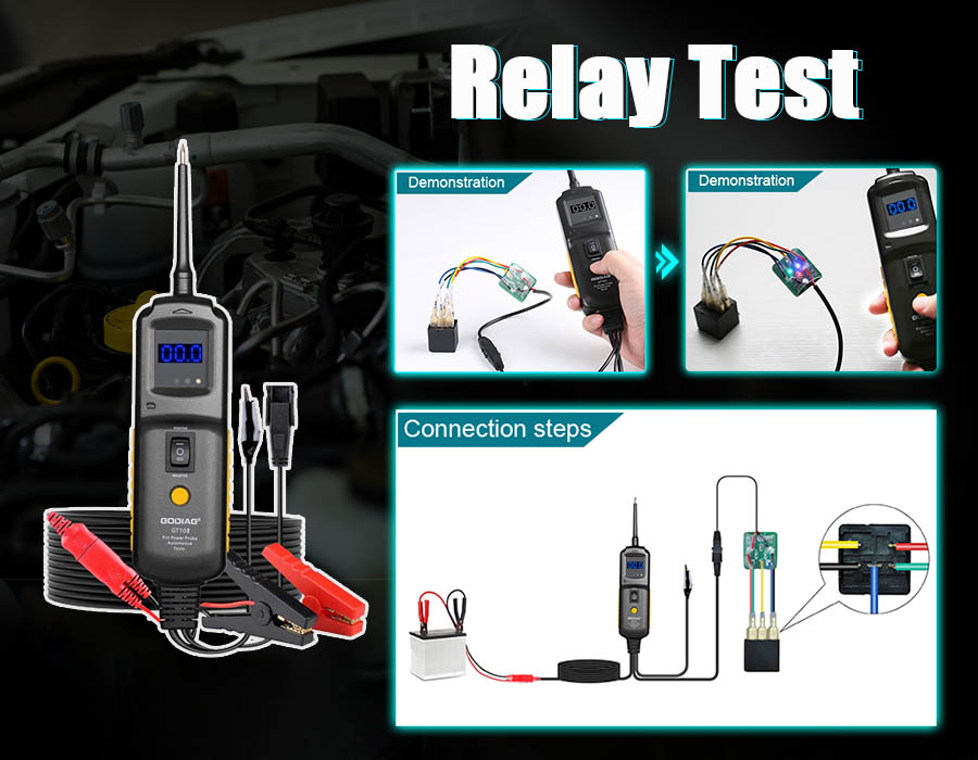 godiag gt102 relay test