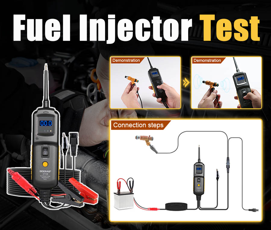 godiag gt102 Fuel Injector Test