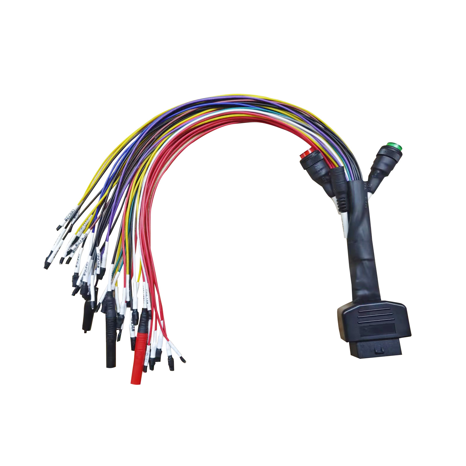 GODIAG GT105 OBD II Break Out Box ECU Connector + Tricore Cable Universal  Jumper