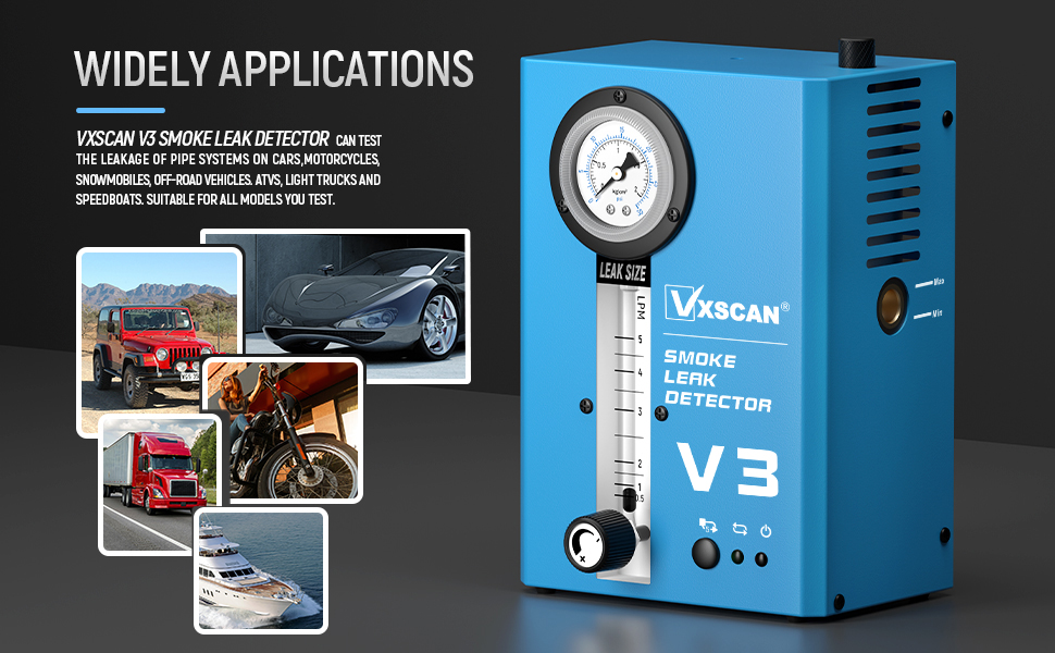 VXSCAN V3 Automotive Smoke Leak Detector feature 4