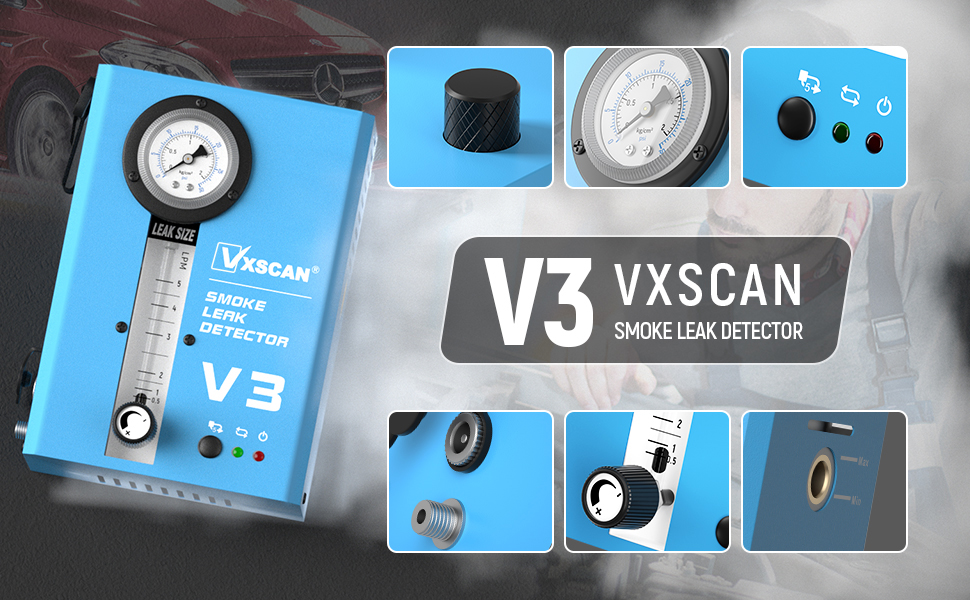 VXSCAN V3 Automotive Smoke Leak Detector feature 1
