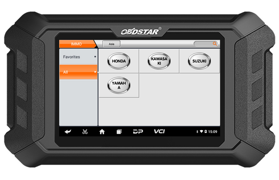 OBDSTAR iScan software display