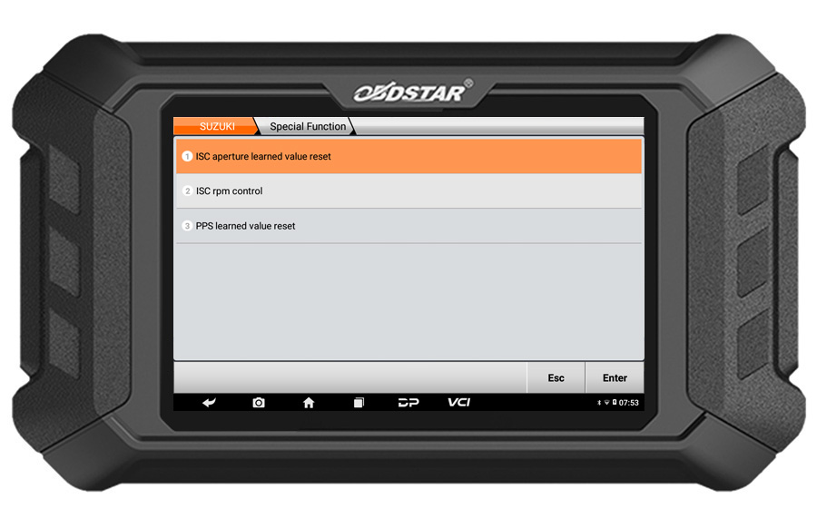 OBDSTAR iScan software display