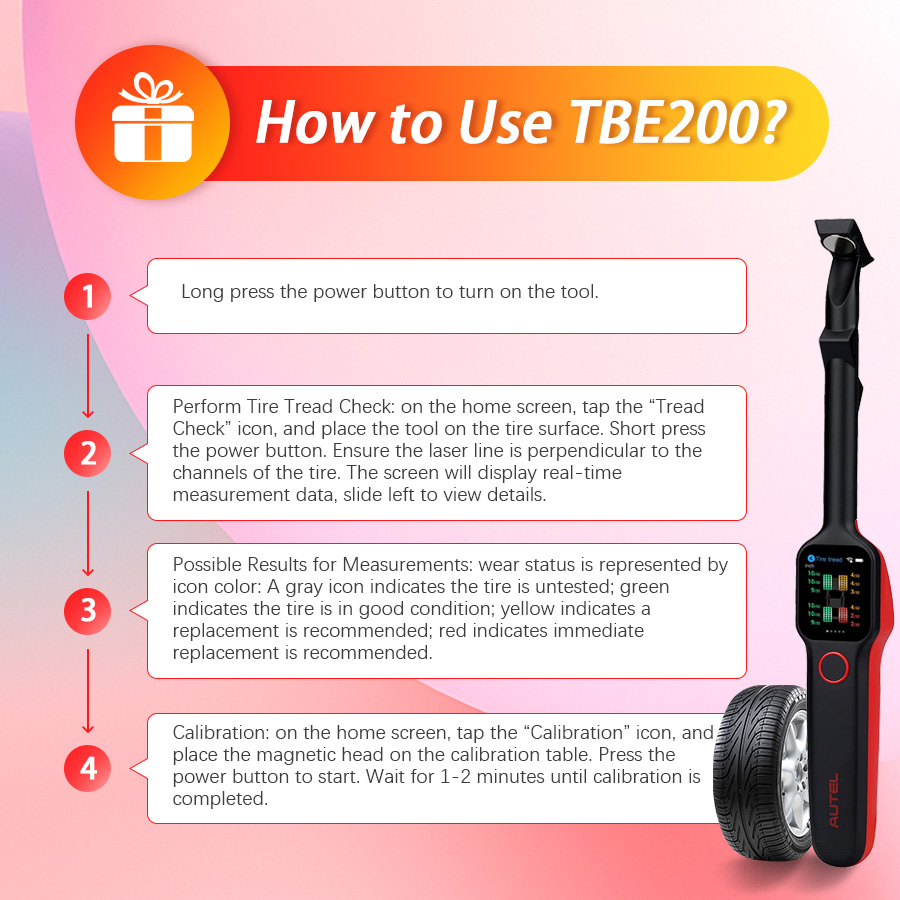 how to use autel tbe200