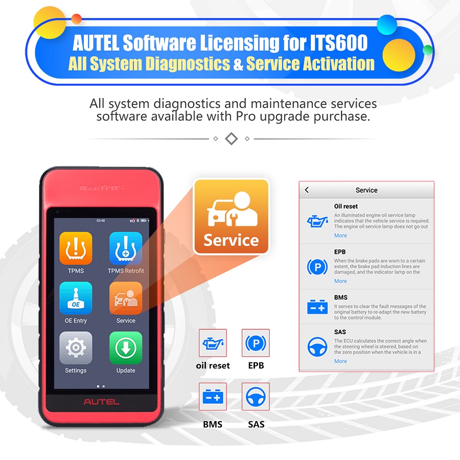 AUTEL Software Licensing for ITS600 1