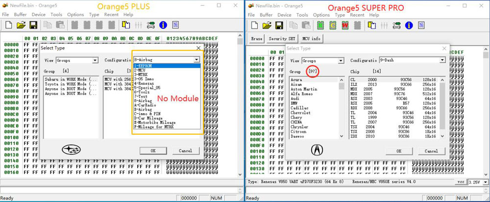 orange5 super pro adds dash module