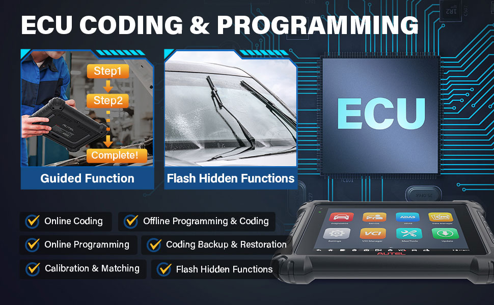 autel ms909 ecu coding and programming