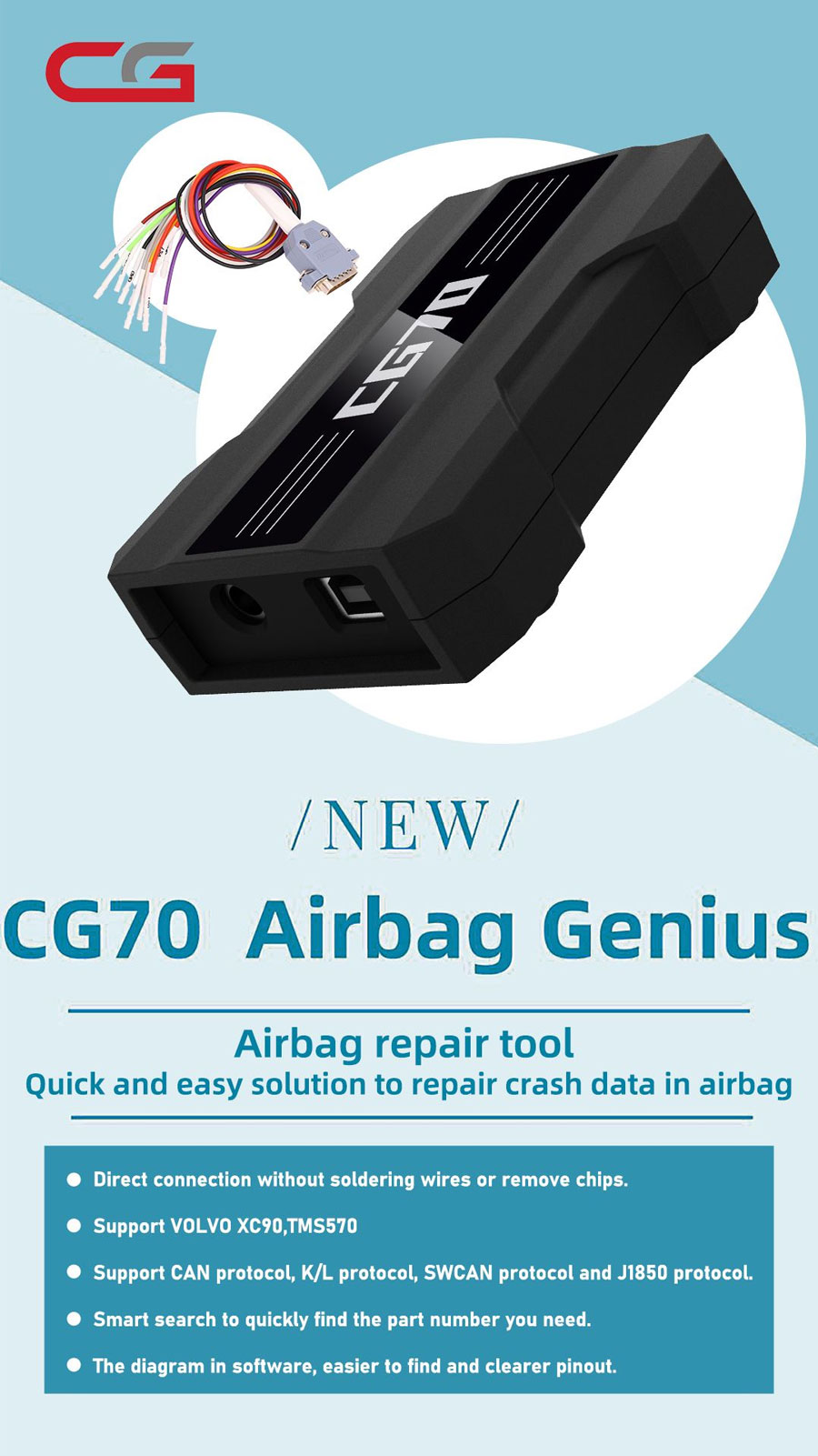 CGDI CG70 Airbag Reset Tool 7