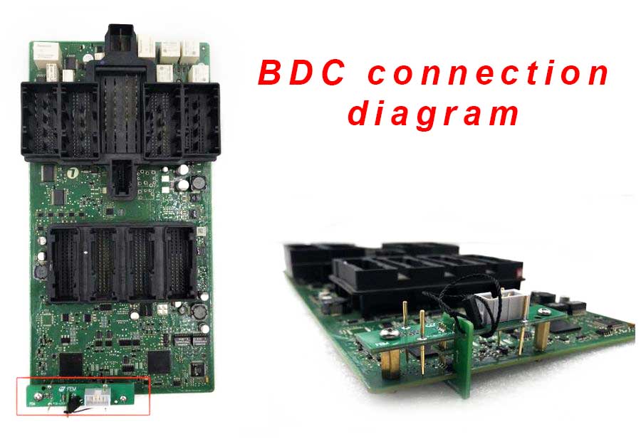 Yanhua clip adapter BMW FEM and BDC Connection Diagram 2