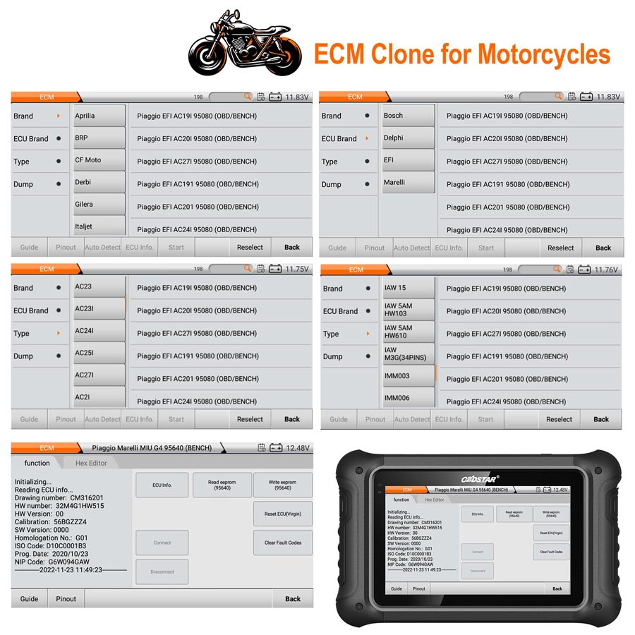 obdstar dc706 ecu clone for motorcycles