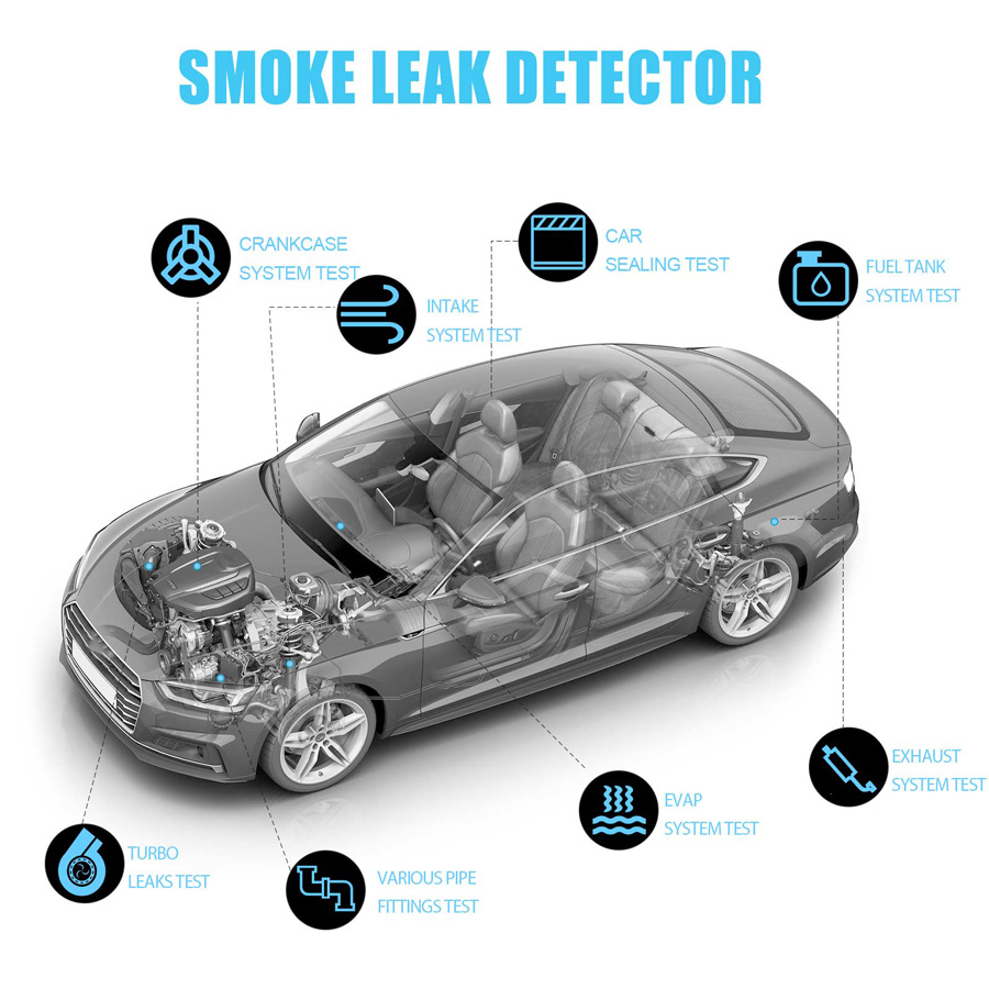  Smoke Leak Detector 