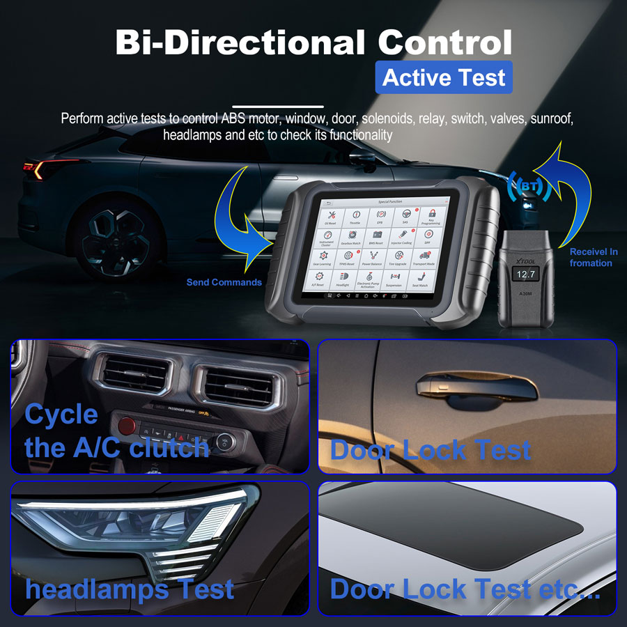 xtool d8 bt bi-directional control