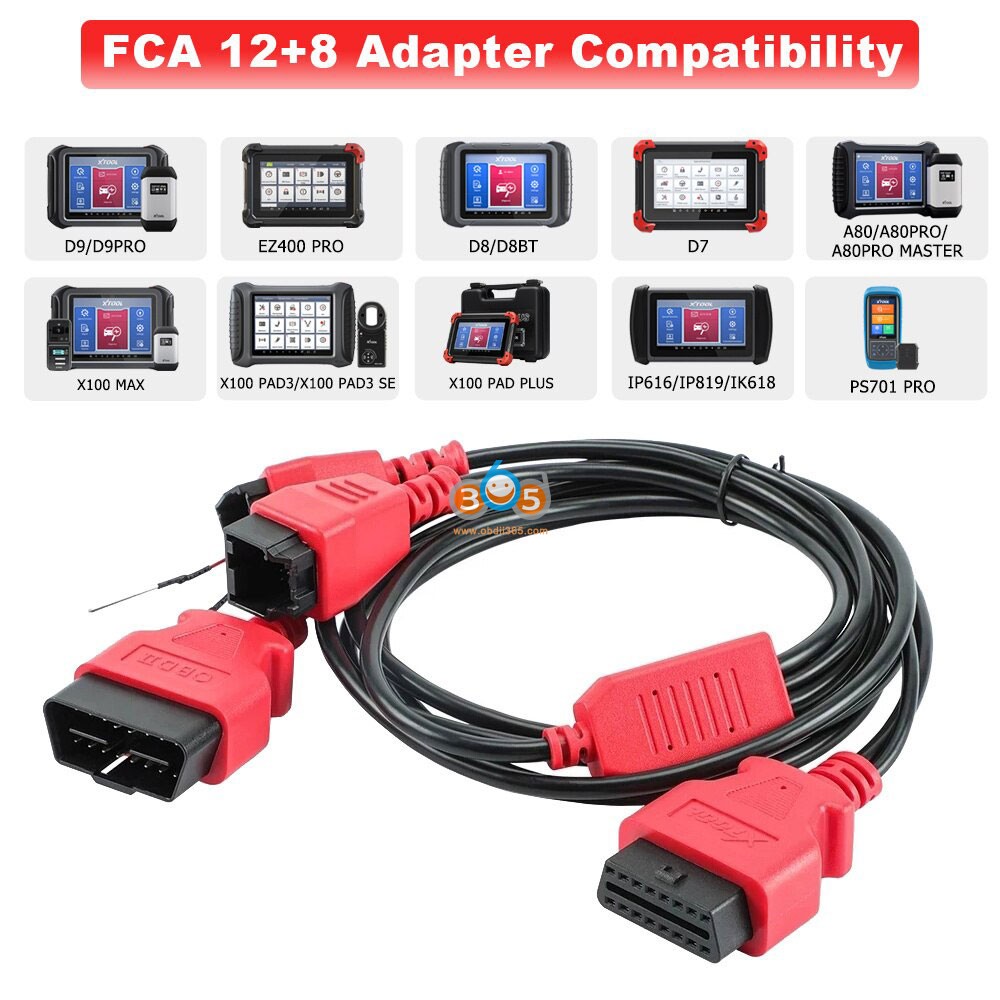 Xtool FCA 12+ 8 compatible device
