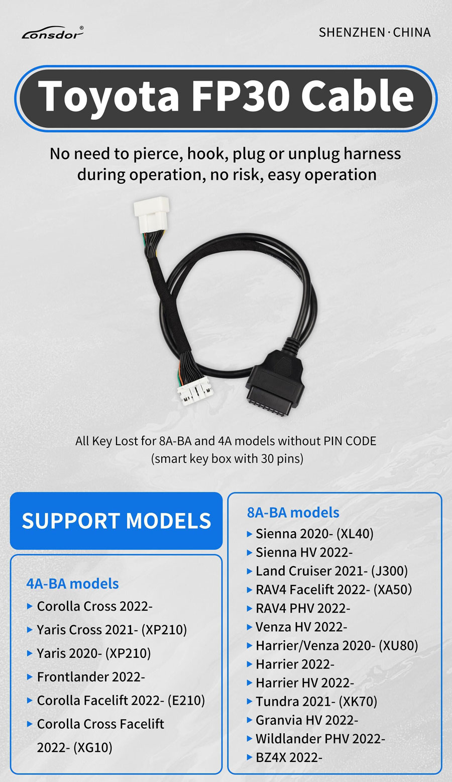 lonsdor fp30 cable