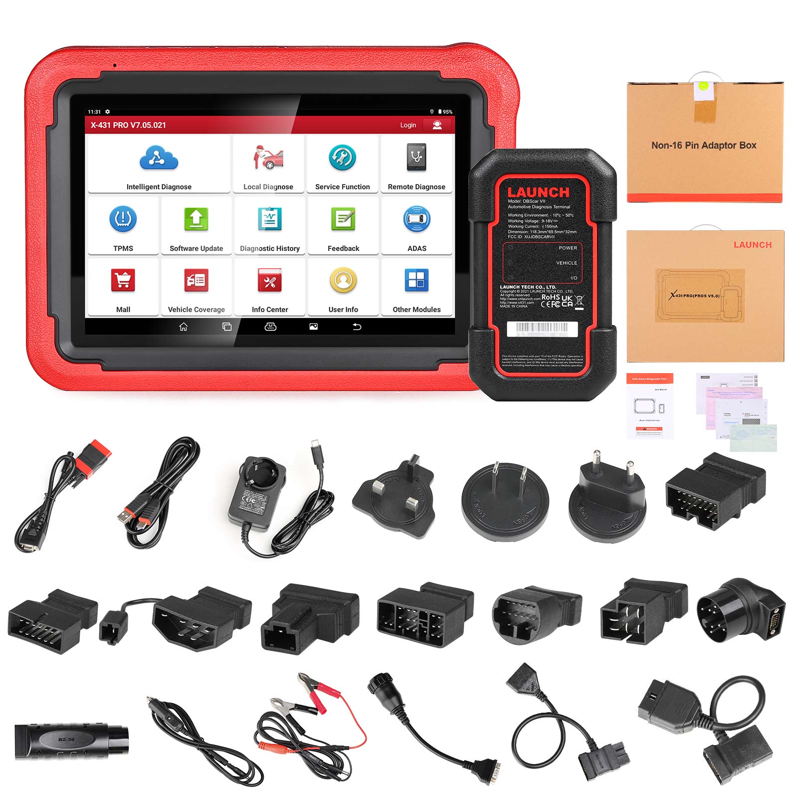 Launch X-431 PROS V5.0 Bi-directional Diagnostic Tool Supports CAN