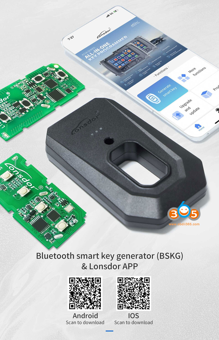 Lonsdor Bluetooth smart key generator