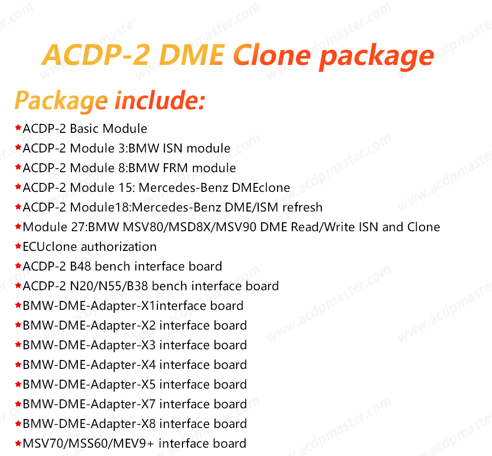 yanhua mini acdp dme clone package 1