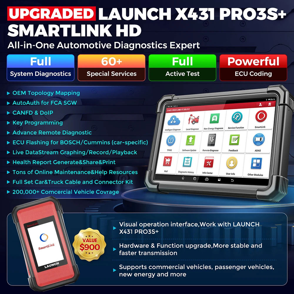 launch x431 pro3s smartlink hd feature 1