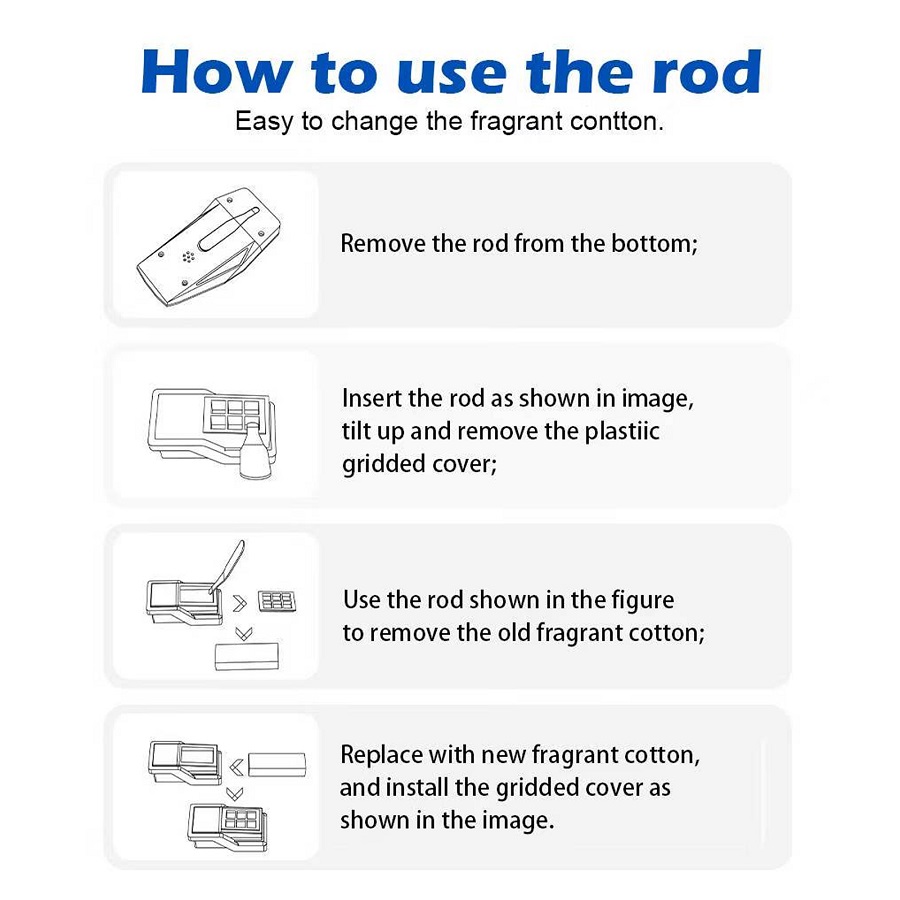how to use the rod