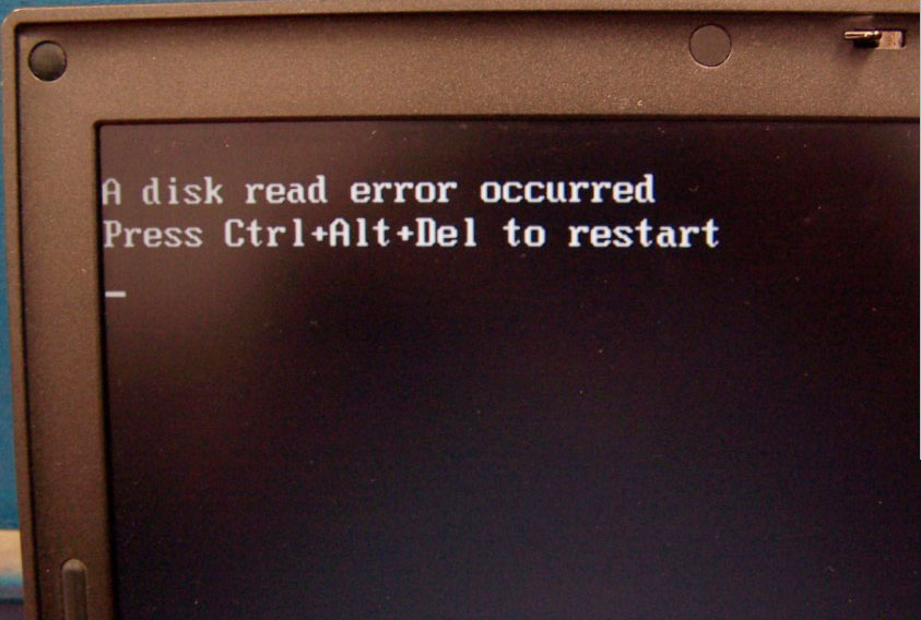 disk read error