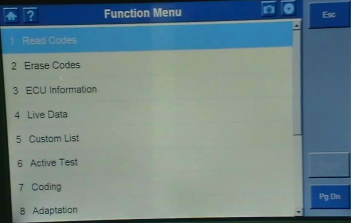 function menu