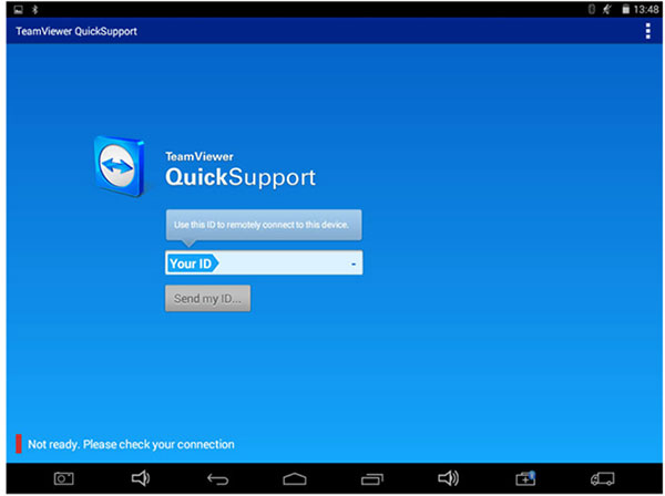 x100 pad2 supports teamviewer